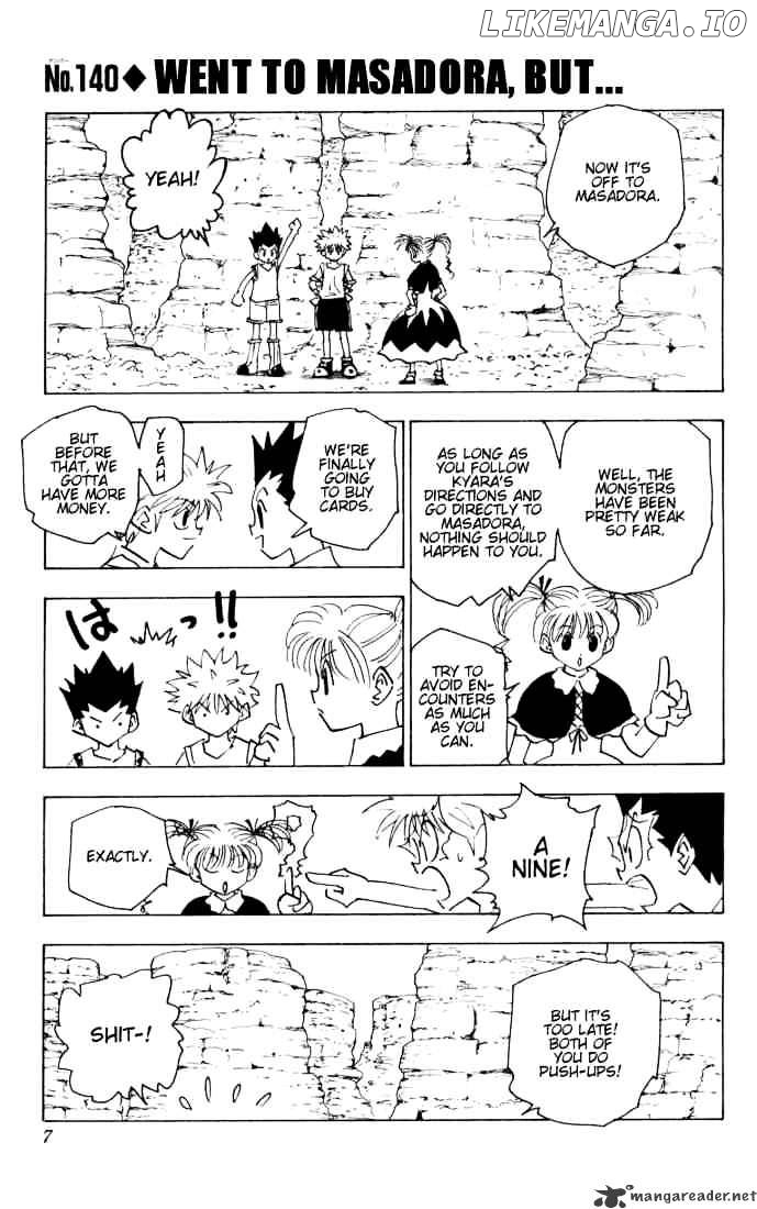Hunter x Hunter, Chapter 140 image 01